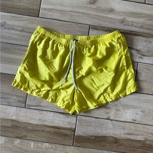 Prada Yellow Men’s Swim Trunks – Size M